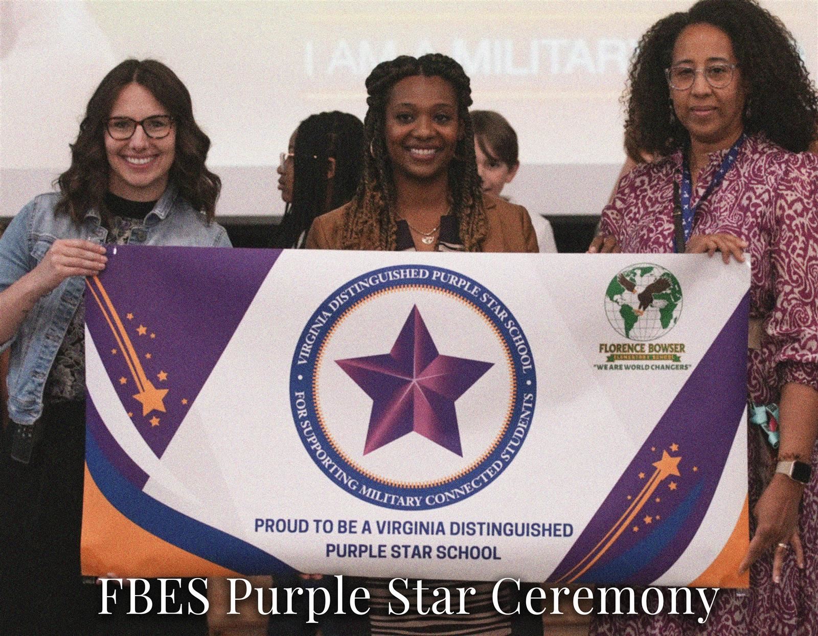  Florence Bowser Elementary School Purple Star Ceremony